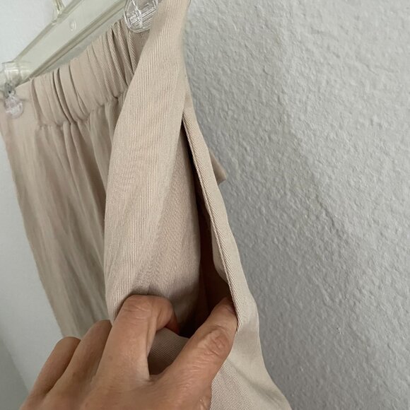 Zara wide length light summer pants work NWOT - Picture 4 of 7